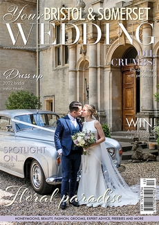 Cover of the December/January 2021/2022 issue of Your Bristol & Somerset Wedding magazine