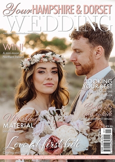 Cover of the January/February 2023 issue of Your Hampshire & Dorset Wedding magazine