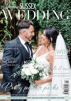 Cover of the February/March 2023 issue of Your Sussex Wedding magazine