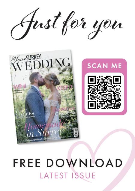 View a flyer to promote Your Surrey Wedding magazine