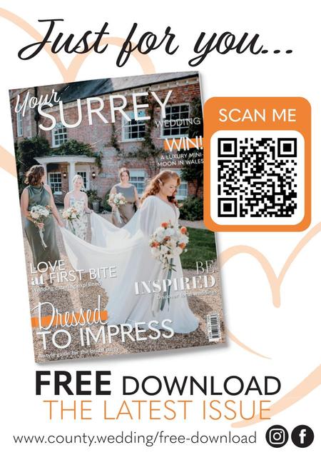 View a flyer to promote Your Surrey Wedding magazine
