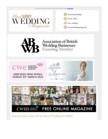 Your Surrey Wedding magazine - January 2022 newsletter
