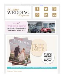 Your Surrey Wedding magazine - March 2023 newsletter