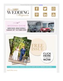 Your Surrey Wedding magazine - May 2023 newsletter