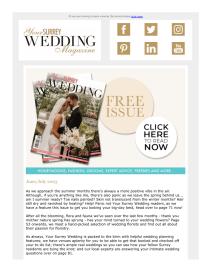 Your Surrey Wedding magazine - July 2023 newsletter