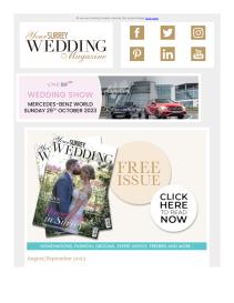 Your Surrey Wedding magazine - August 2023 newsletter