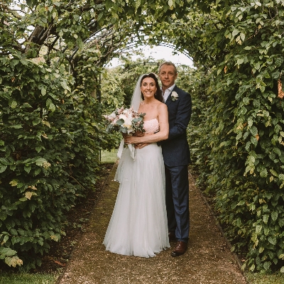 Georgie and Lloyd had a pink and cream-themed wedding at Beaverbrook