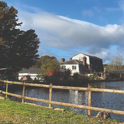 Coltsford Mill Wedding Venue is surrounded by 12 acres of countryside