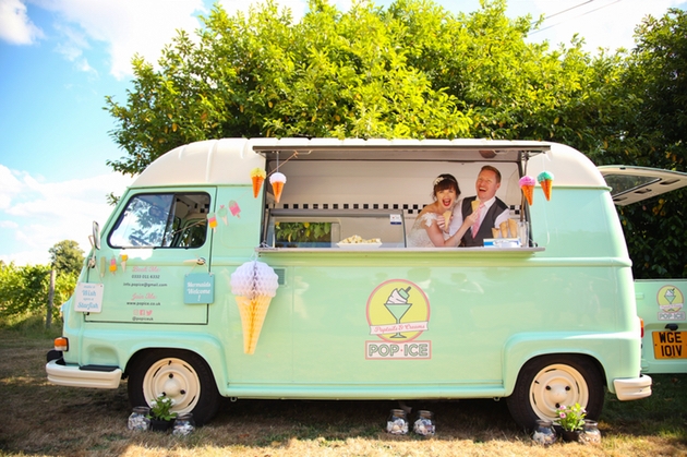 POP-ICE has installed solar panels in the roof of their vintage van: Image 1