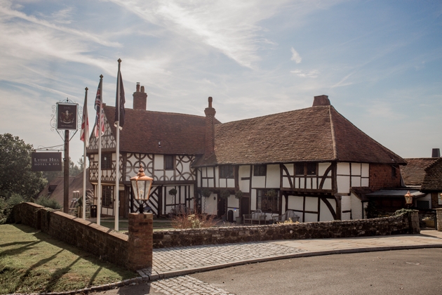 Exterior of Lythe Hill Hotel