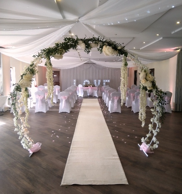 Ceremony set up
