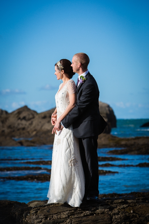 Couple near the sea