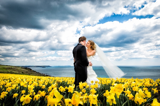 Couple in a field