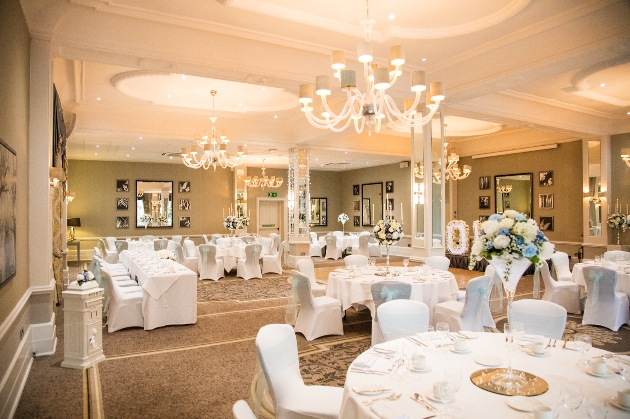 Richmond Hill Hotel set up for a wedding breakfast