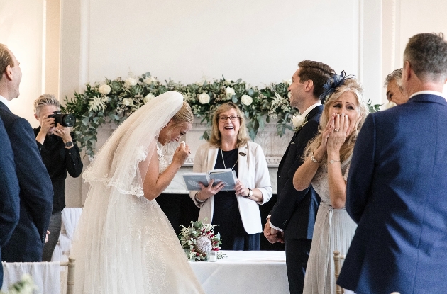 Couple getting married