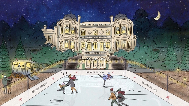 Ice skating at Beaverbrook