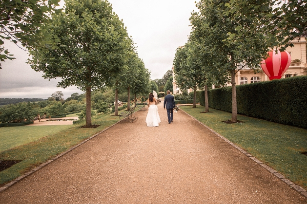 Couple at ceremony venue