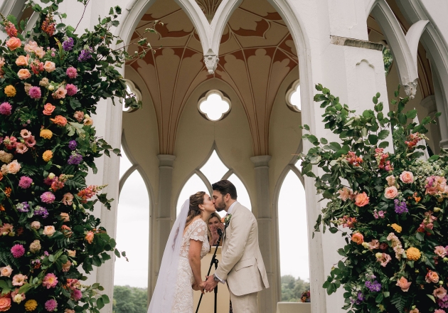 Couple getting married