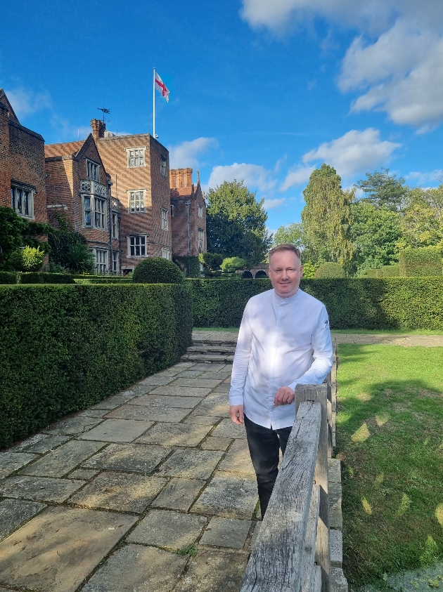Michael Mealey outside The Great Fosters Estate