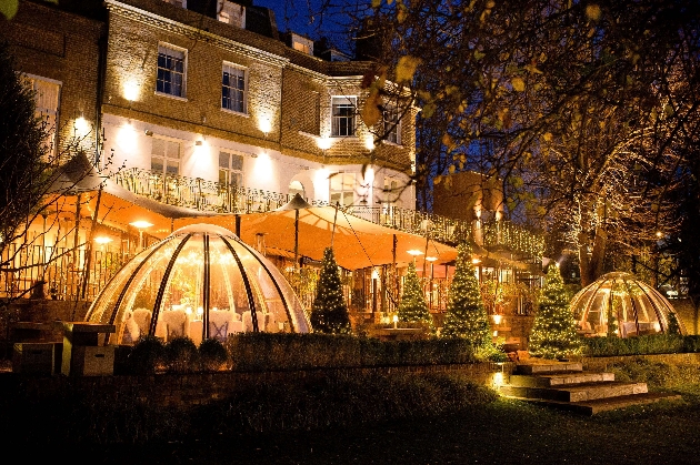 Bingham Riverhouse exterior at night