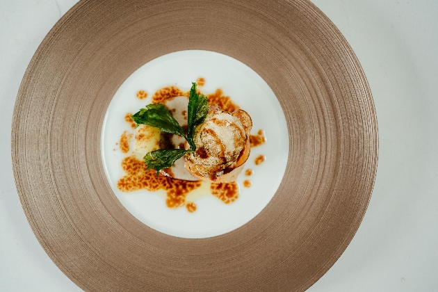 A dish created by the chefs at Latymer