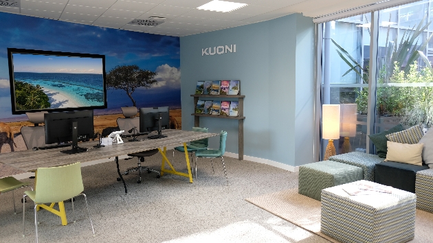 interior of new Kuoni store Dorking