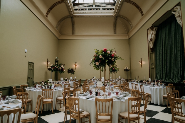 Hampton Court House wedding breakfast room