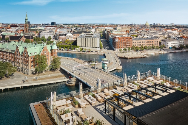 Bird eye view of NH Collection Copenhagen