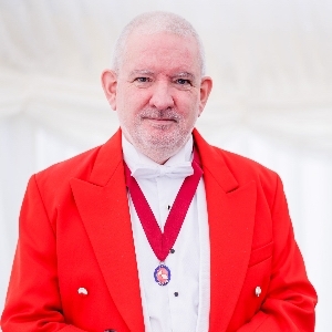 Men in Red Toastmasters